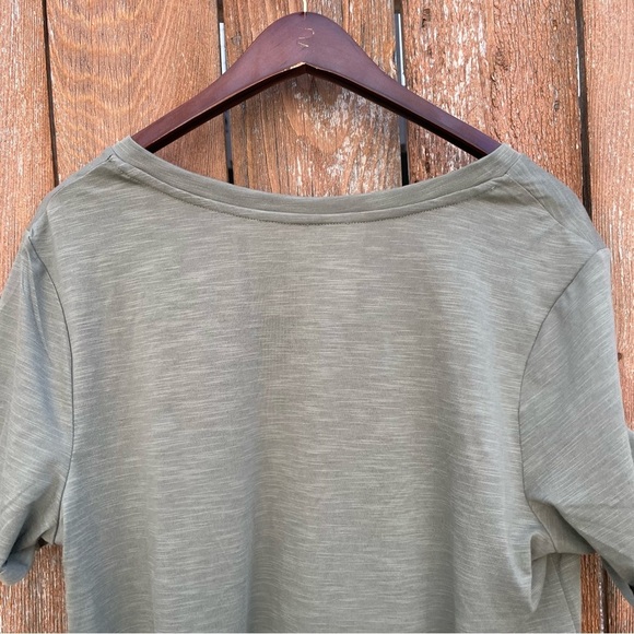 MARKET SPRUCE Women’s Green V Neck T Shirt Size Large - Picture 10 of 10